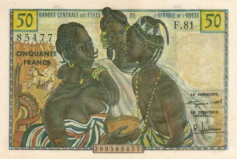50 Francs ND (1959) front image