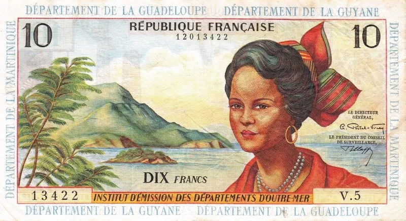 10 Francs ND (1964) front image