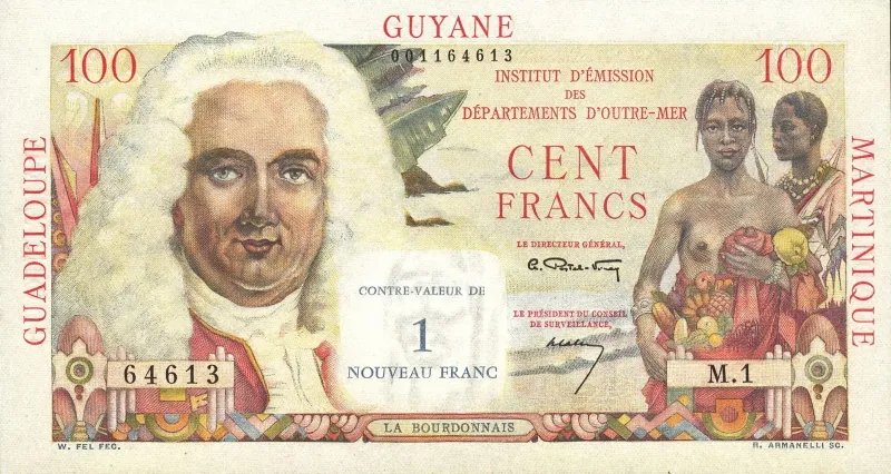 1 Nouveau Franc ND (1961) front image