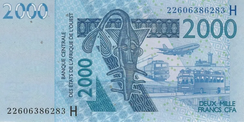 2,000 Francs 2003 [H] front image