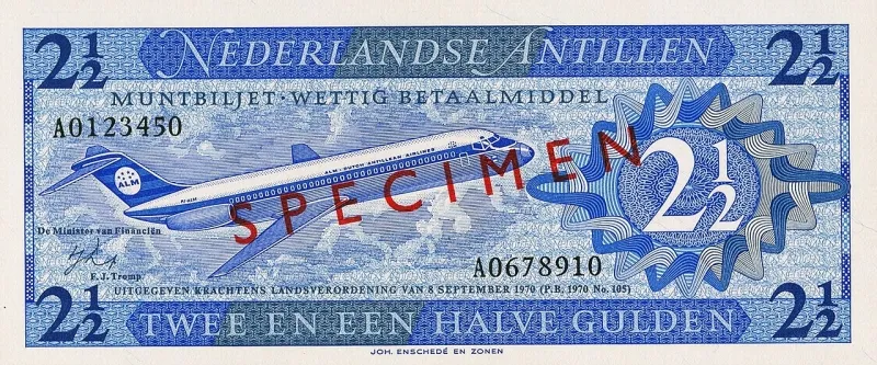 2½ Gulden September 8, 1970 front image